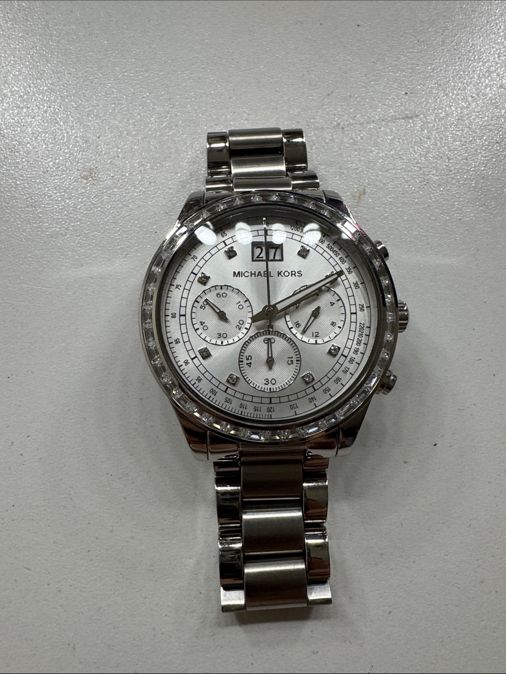 Michael Kors Silver Women’s Stainless Steel Watch - No Battery